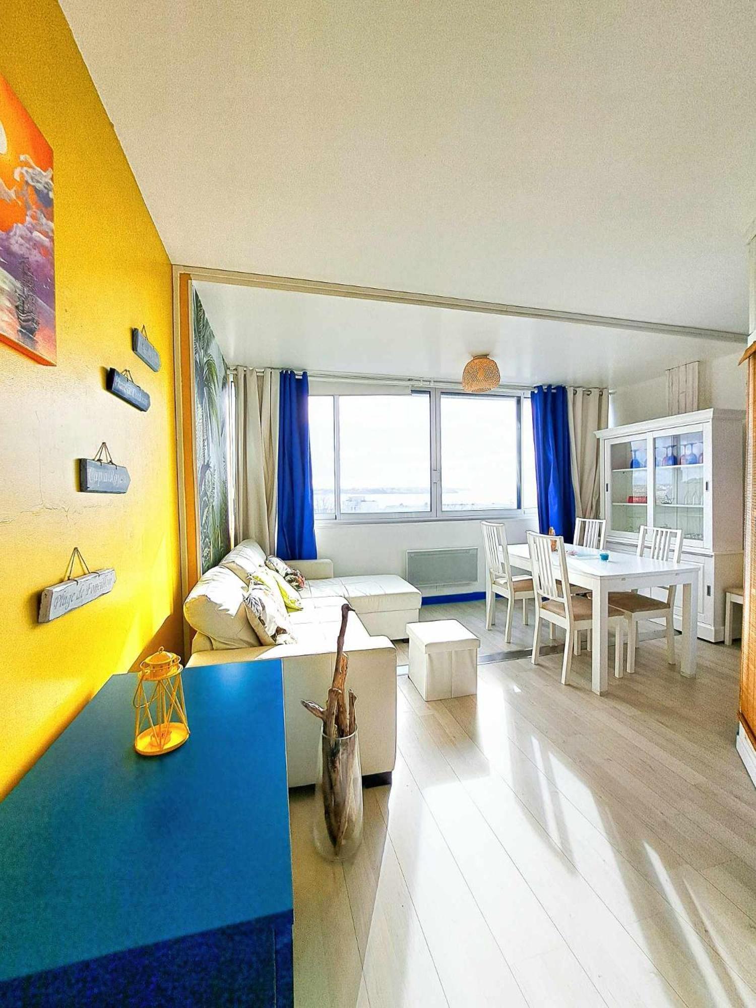 L'Escale - Vue Mer, Plage, Centre Ville, Ideal Pour Couple 鲁瓦扬 外观 照片
