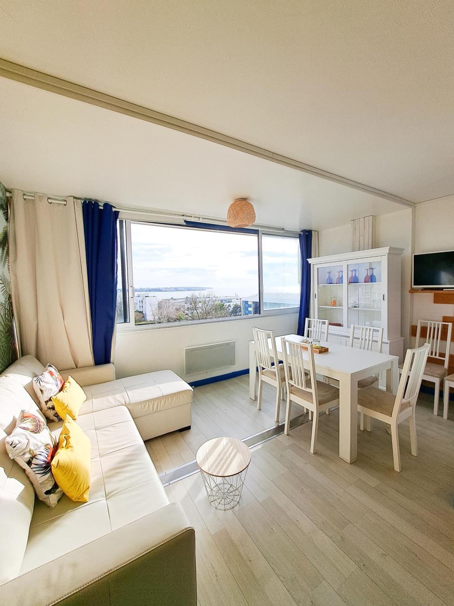 L'Escale - Vue Mer, Plage, Centre Ville, Ideal Pour Couple 鲁瓦扬 外观 照片
